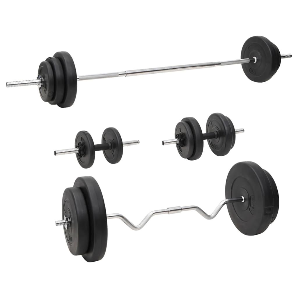 Barbell And Dumbbell With Plates Set