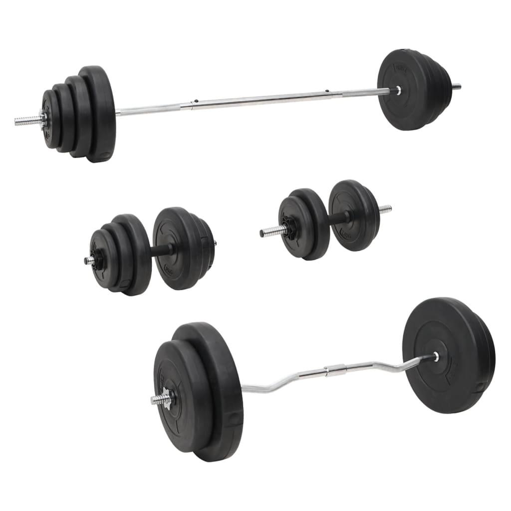 Barbell And Dumbbell With Plates Set