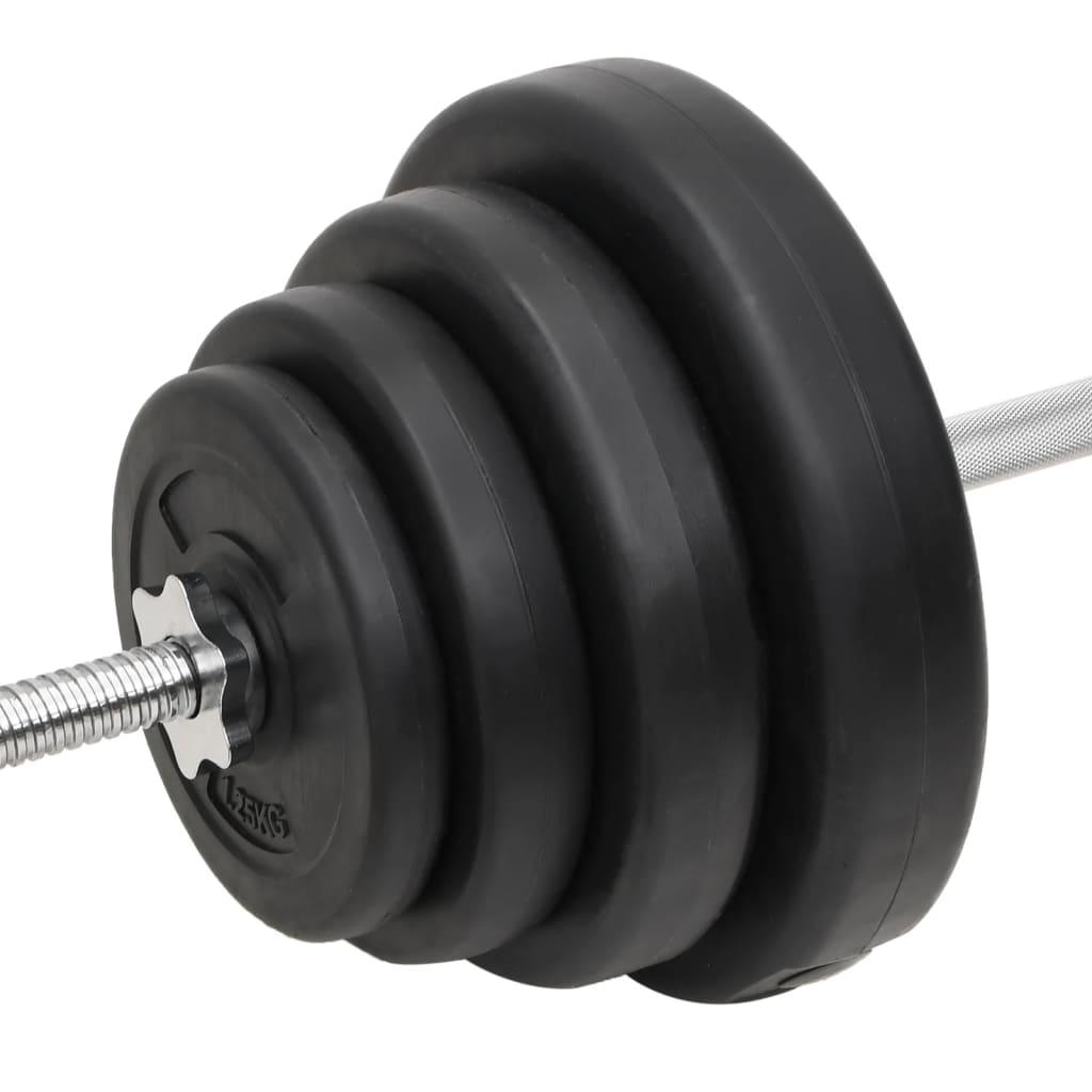 Barbell And Dumbbell With Plates Set