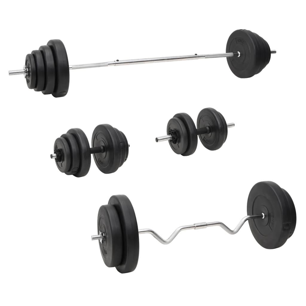 Barbell And Dumbbell With Plates Set