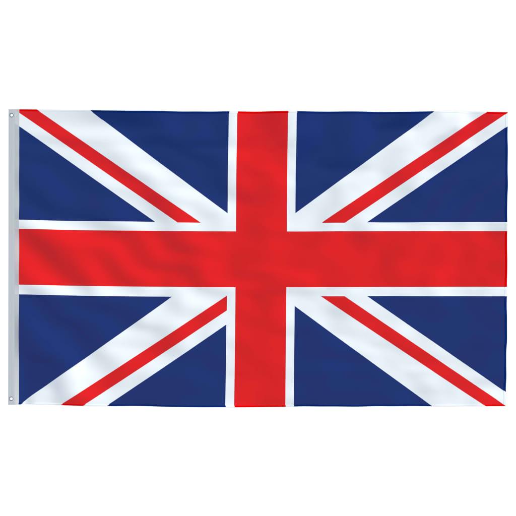 Uk Flag And Pole 6.23 M Aluminium