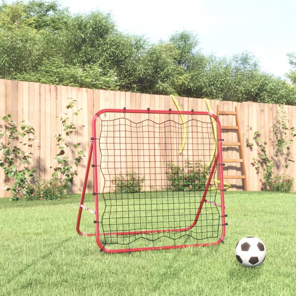 Adjustable Football Kickback Rebounder 96X80X96 Cm Steel And Pe