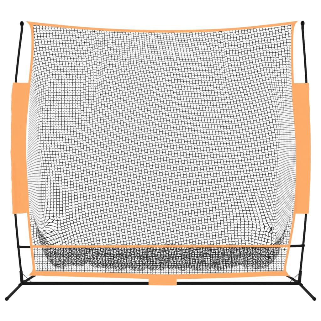 Golf Practice Net Black And Orange 215X107X216 Cm Polyester