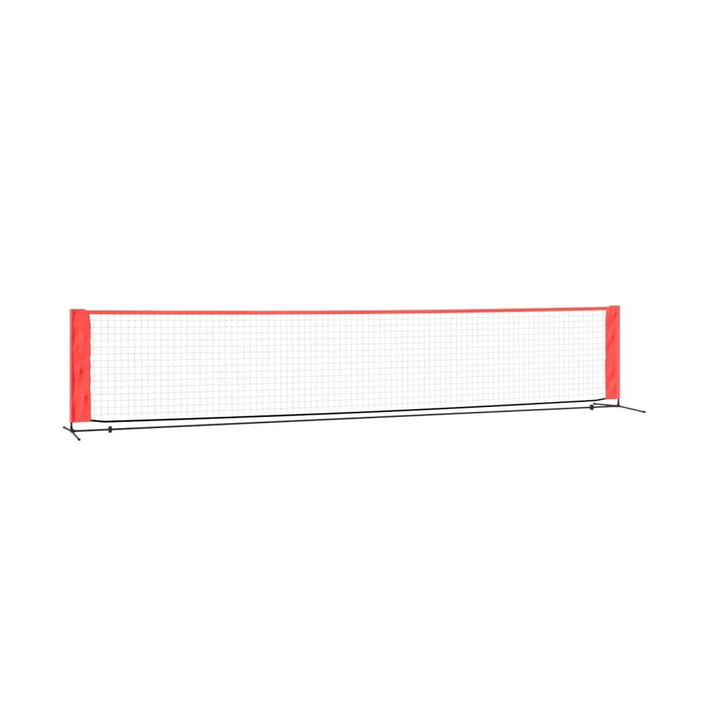 Tennis Net Black And Red Polyester