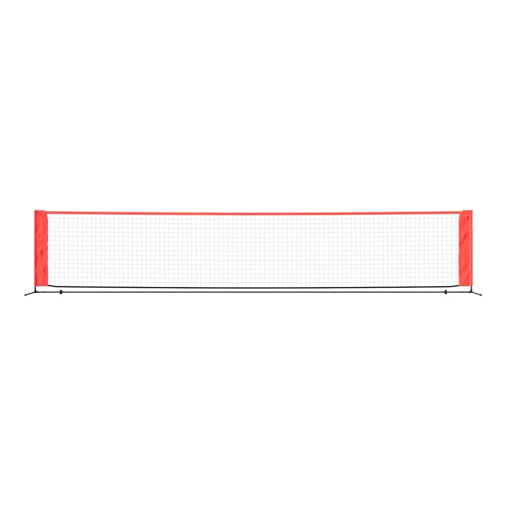 Tennis Net Black And Red Polyester