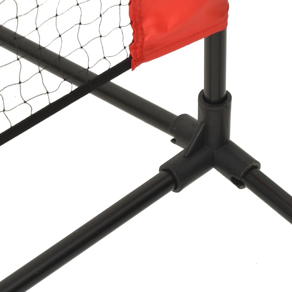 Tennis Net Black And Red Polyester