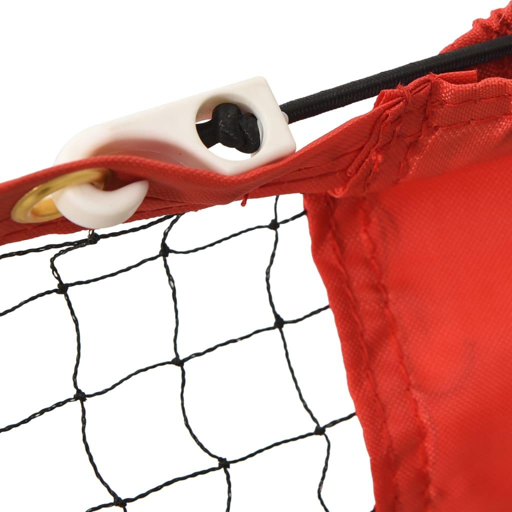 Tennis Net Black And Red Polyester