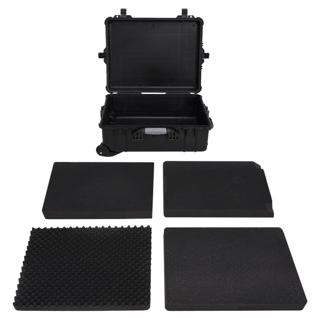 Wheeled Flight Case Black 63X50X23 Cm Pp