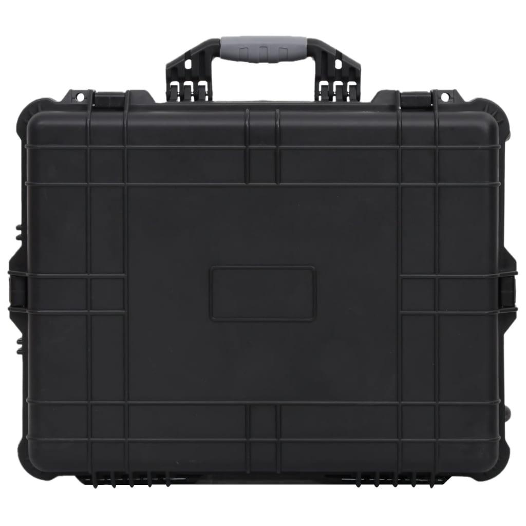 Wheeled Flight Case Black 63X50X23 Cm Pp