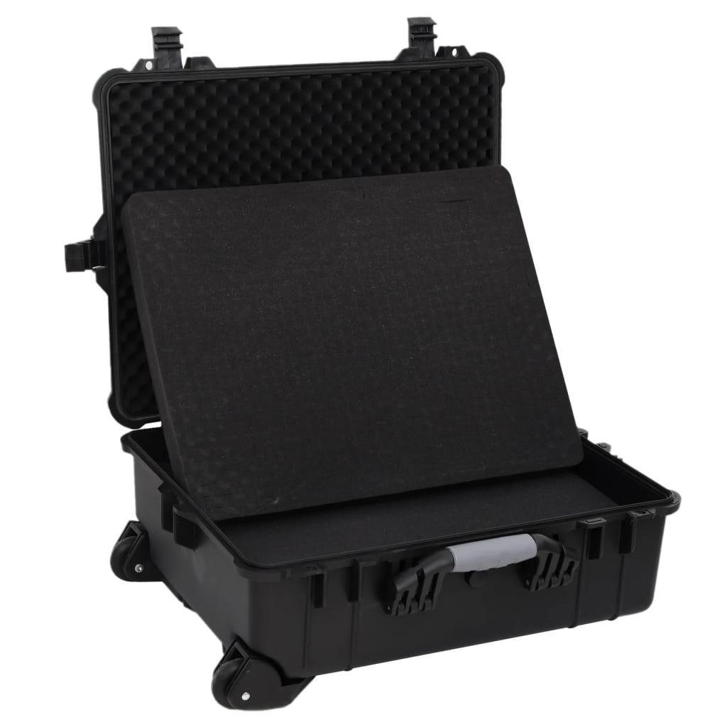 Wheeled Flight Case Black 63X50X23 Cm Pp