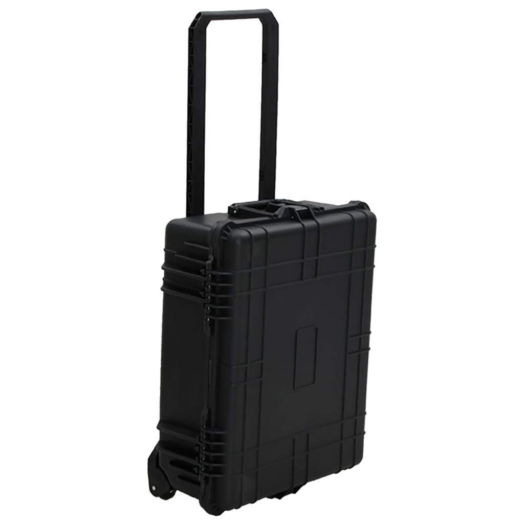 Wheeled Flight Case Black 63X50X23 Cm Pp