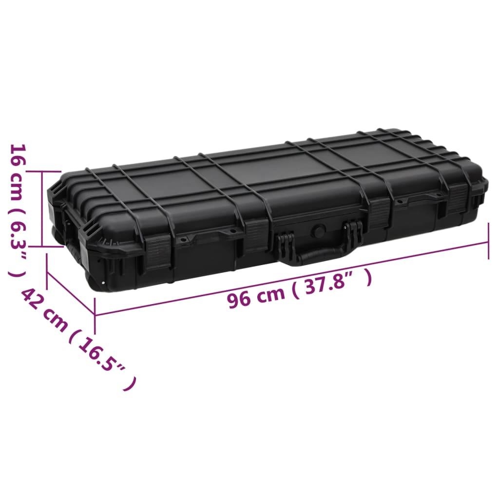 Wheeled Flight Case Black 96X42X16 Cm Pp