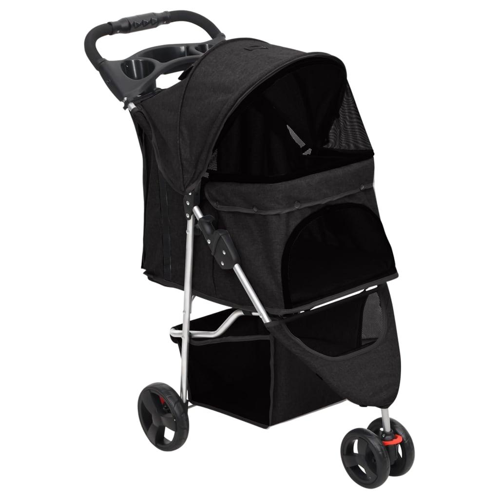 Folding Dog Stroller 80X46X98 Cm Oxford Fabric