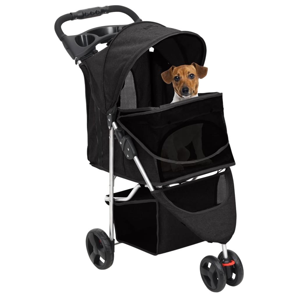 Folding Dog Stroller 80X46X98 Cm Oxford Fabric