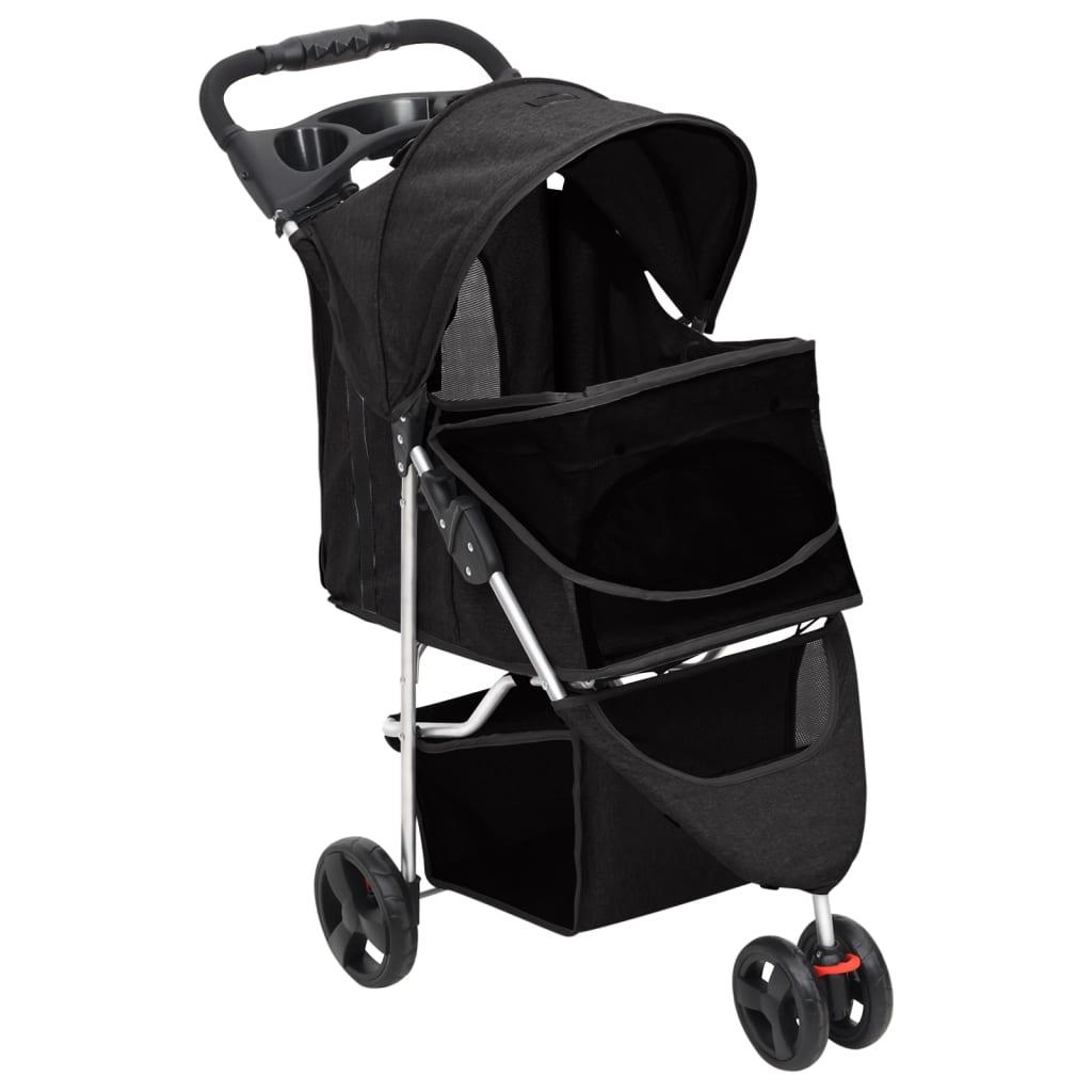 Folding Dog Stroller 80X46X98 Cm Oxford Fabric