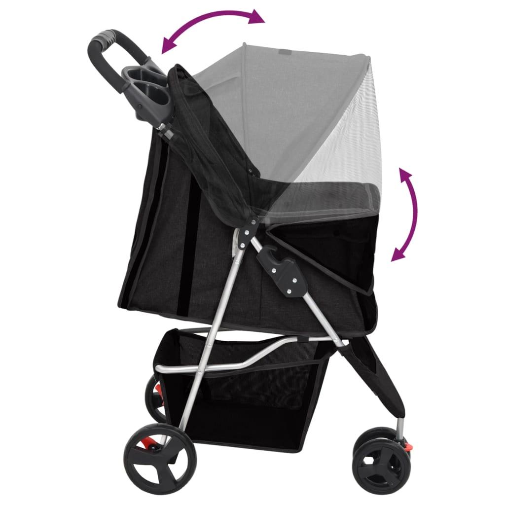 Folding Dog Stroller 80X46X98 Cm Oxford Fabric