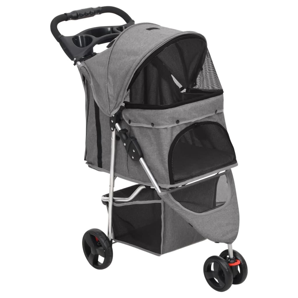 Folding Dog Stroller 80X46X98 Cm Oxford Fabric