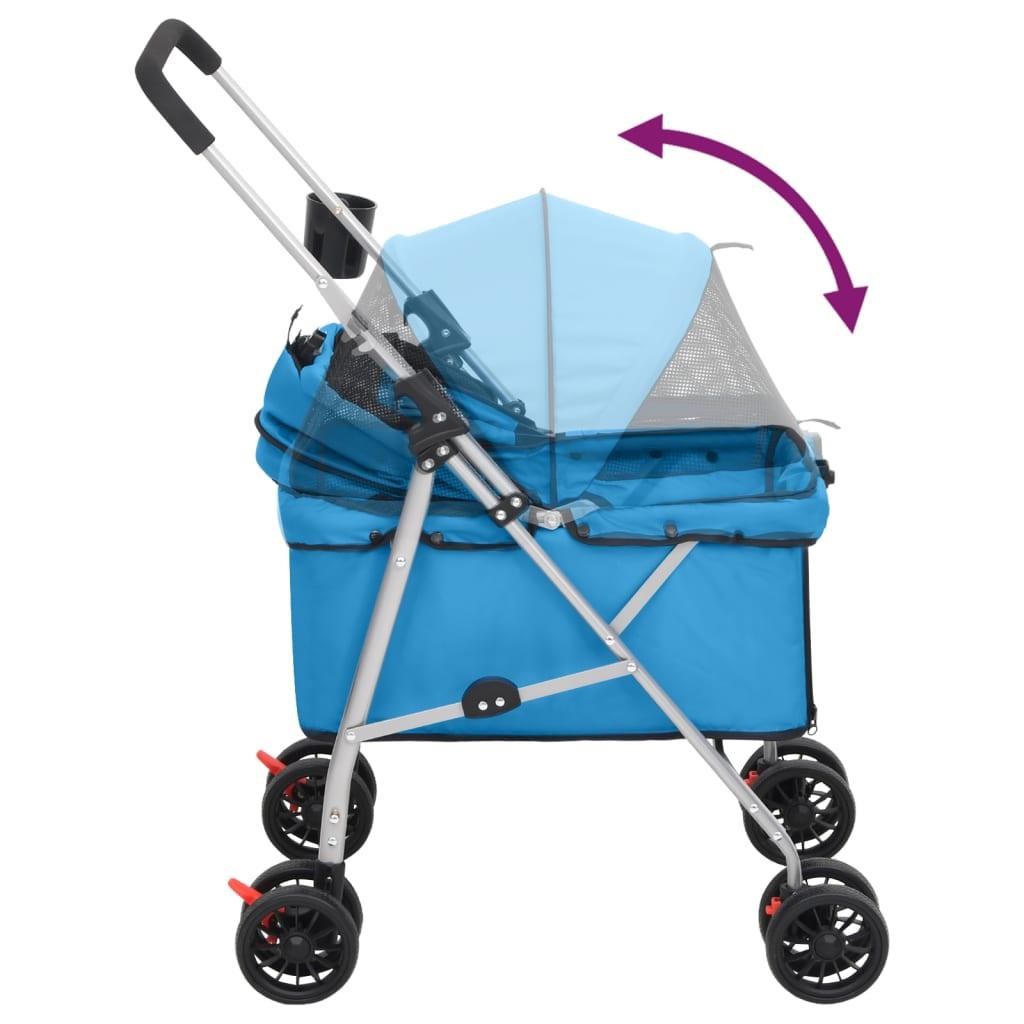 Folding Dog Stroller 76X50X100 Cm Oxford Fabric