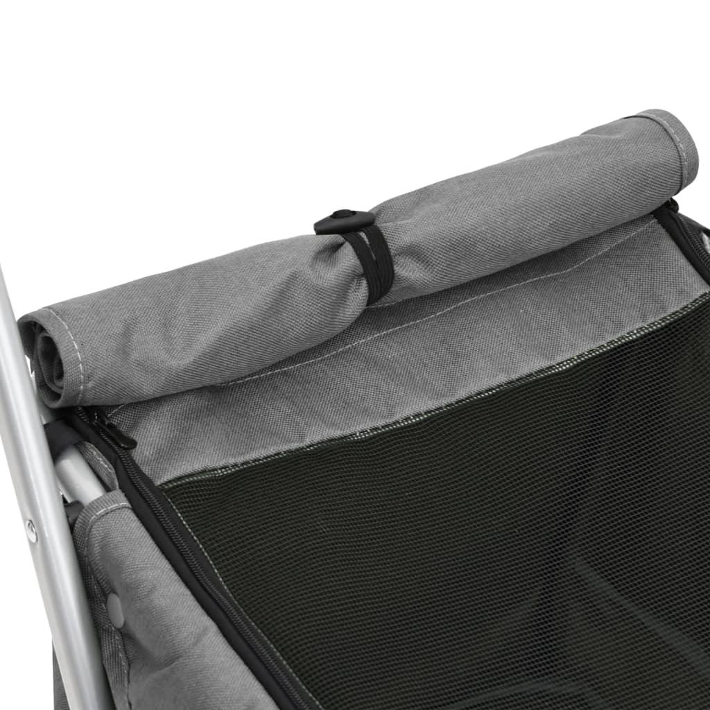 Folding Dog Stroller 100X49X96 Cm Linen Fabric