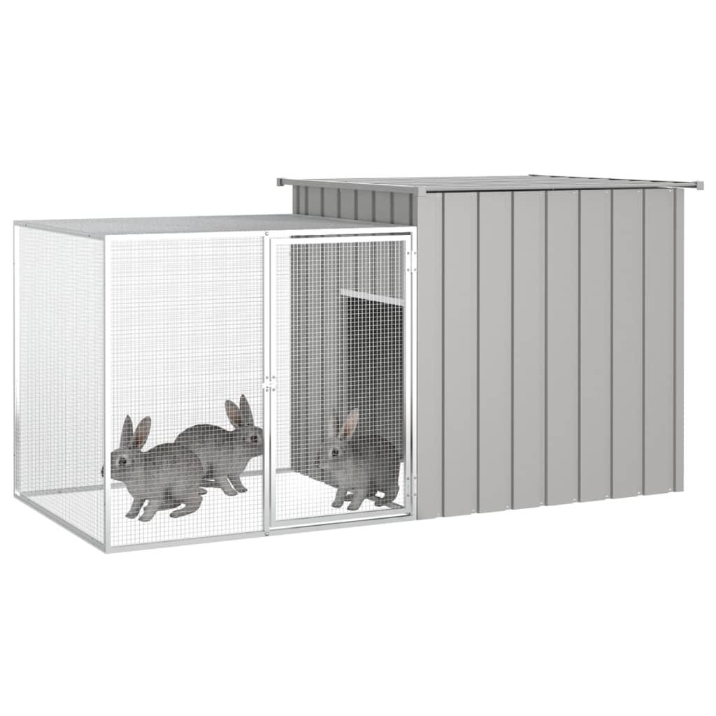 Rabbit Cage 200X91X100 Cm Galvanised Steel