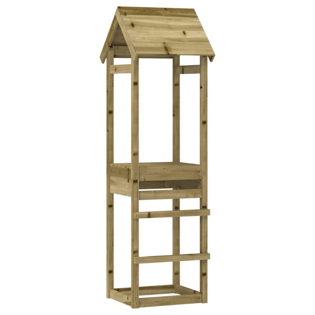 Play Tower 53X46.5X194 Cm Solid Wood Pine