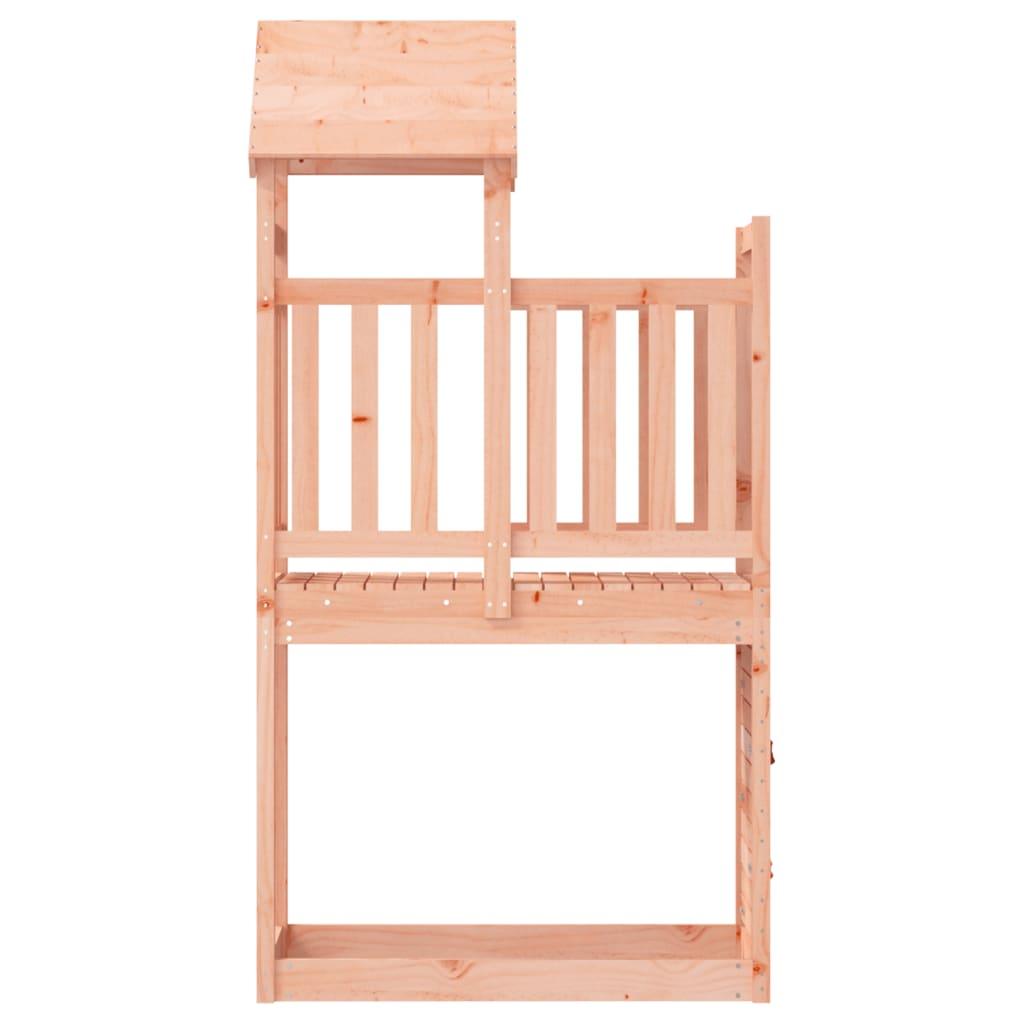 Play Tower With Rockwall 53X110.5X214 Cm Solid Wood Douglas