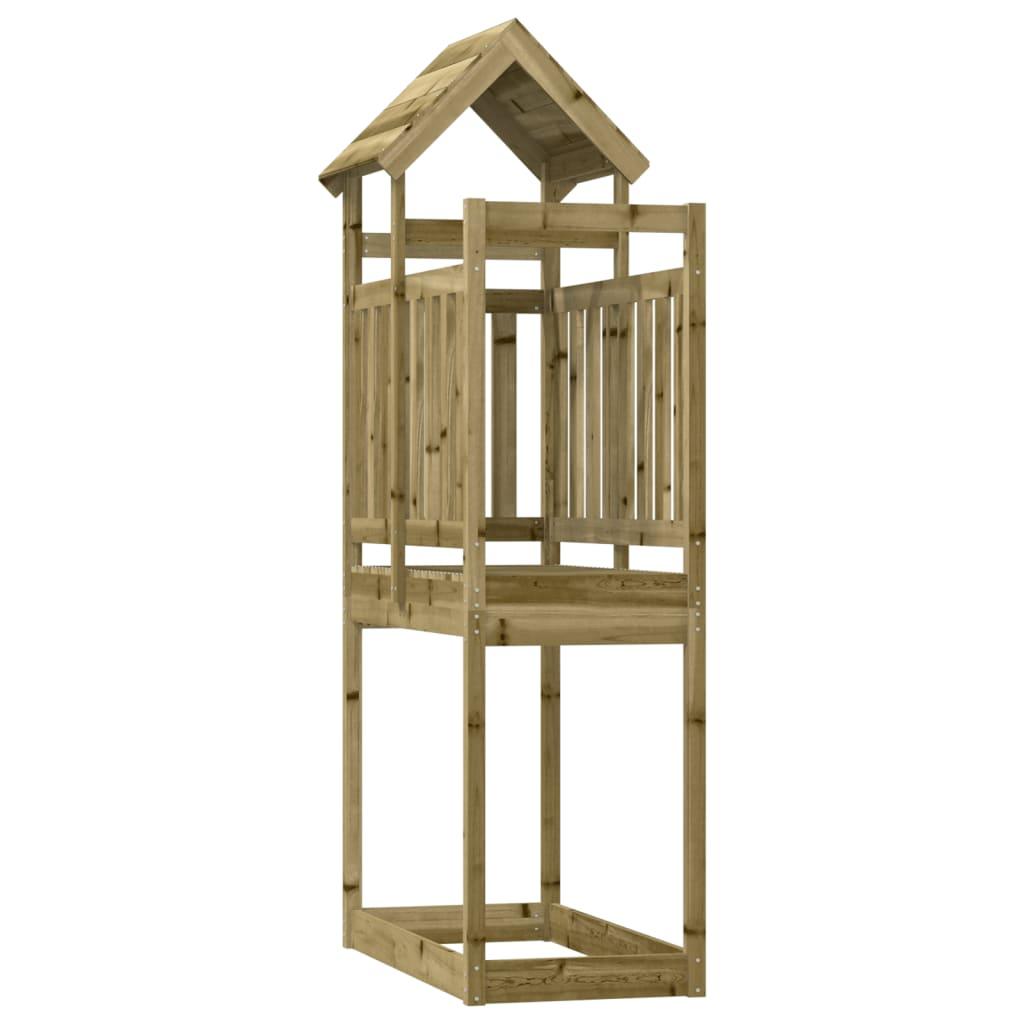 Play Tower 52.5X110.5X214 Cm Impregnated Wood Pine