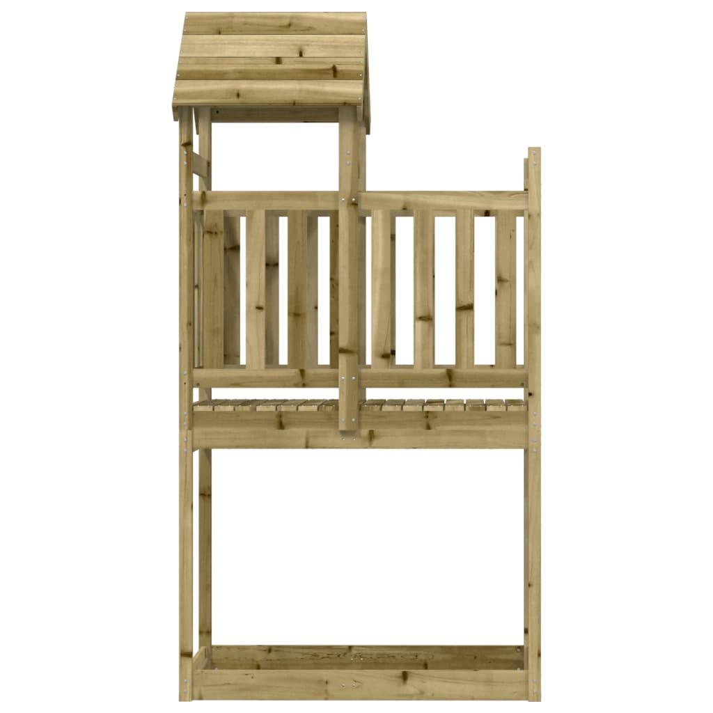 Play Tower 52.5X110.5X214 Cm Impregnated Wood Pine