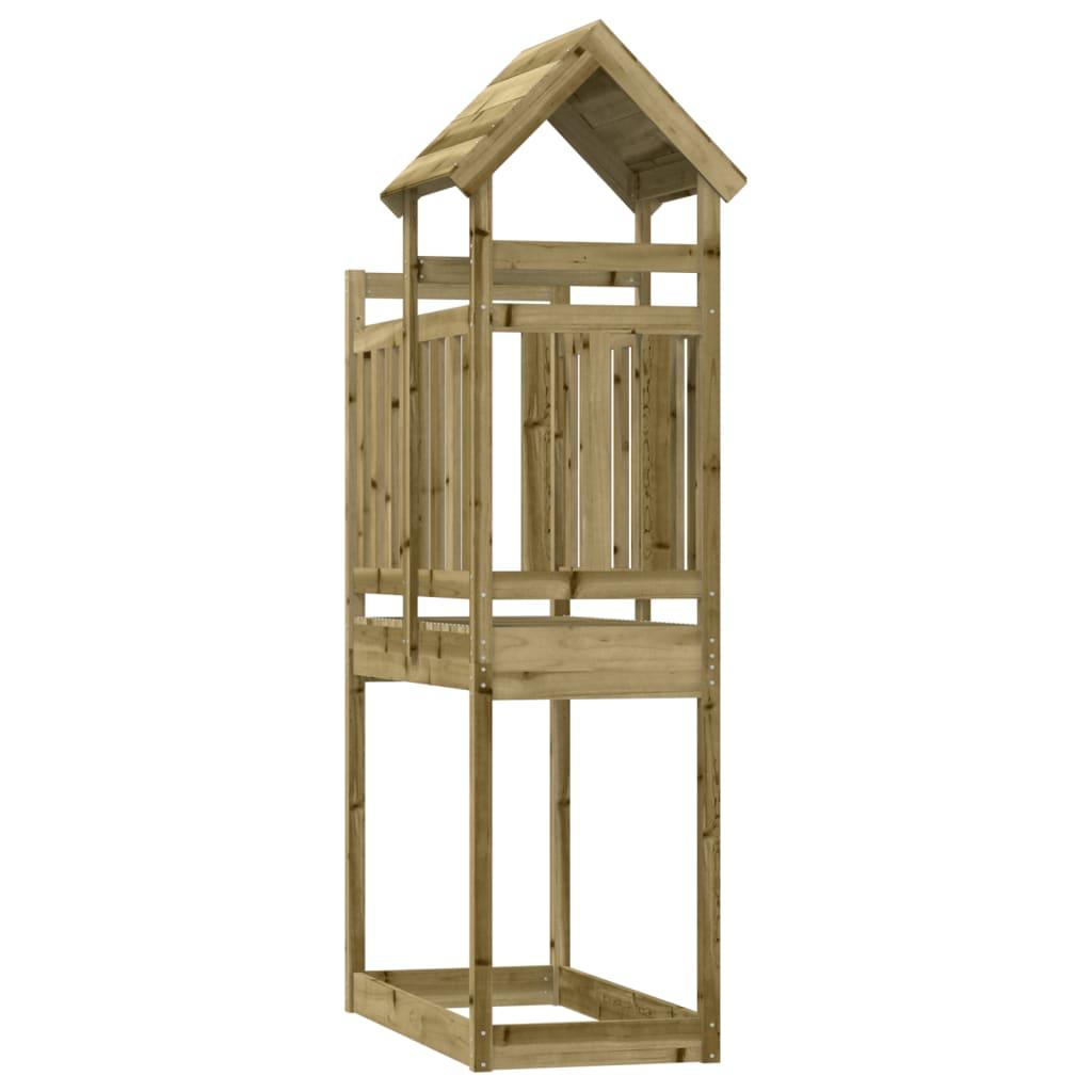 Play Tower 52.5X110.5X214 Cm Impregnated Wood Pine