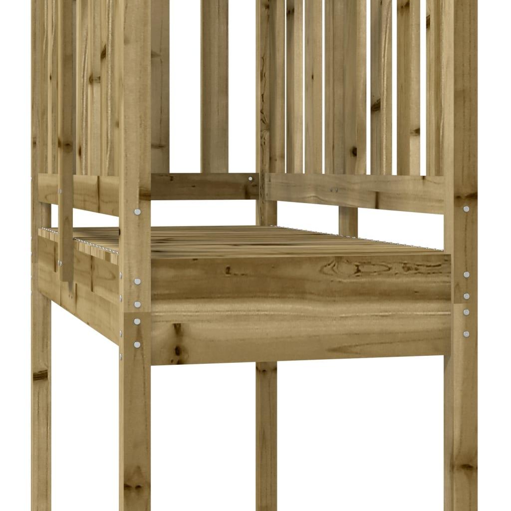 Play Tower 52.5X110.5X214 Cm Impregnated Wood Pine