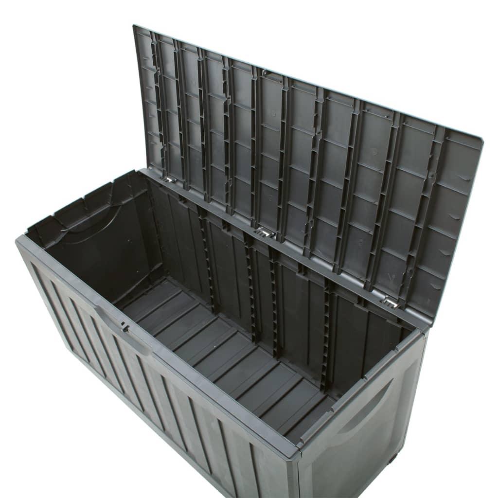 Storage Box Black 118X53X57 Cm Polypropylene