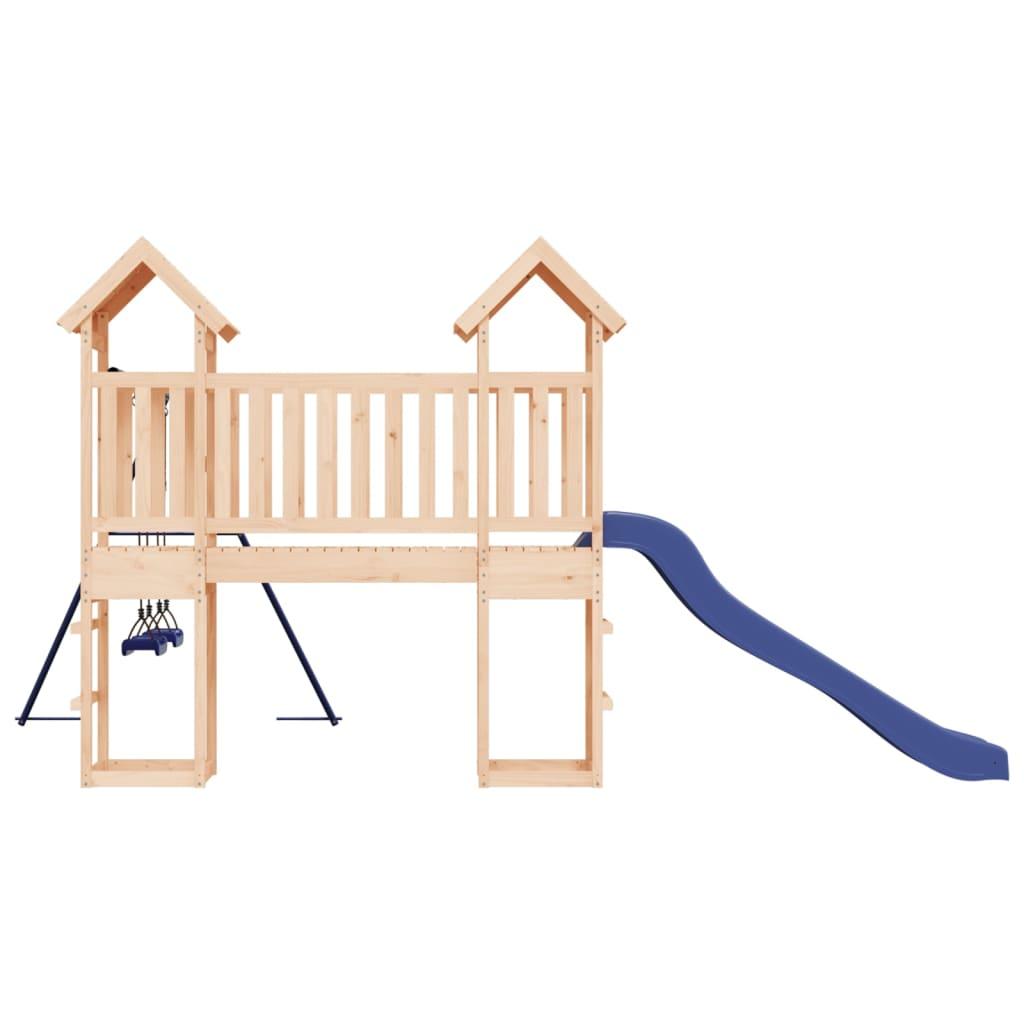 Outdoor Playset Solid Wood Pine