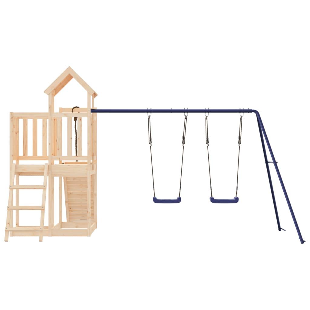 Outdoor Playset Solid Wood Pine