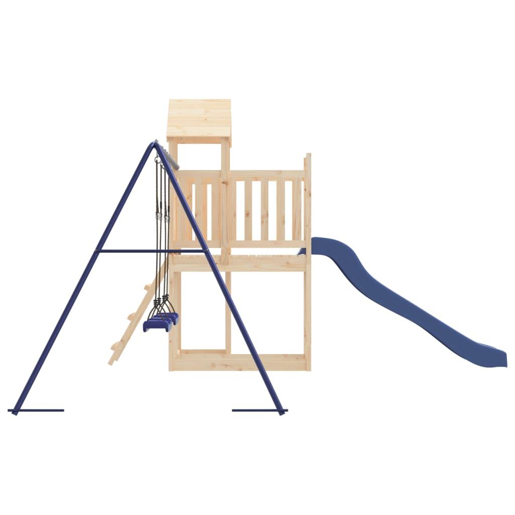 Outdoor Playset Solid Wood Pine