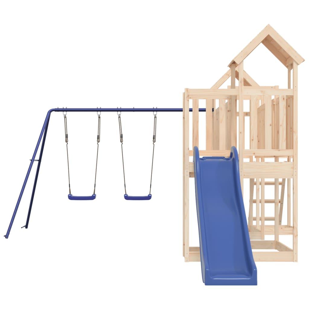 Outdoor Playset Solid Wood Pine