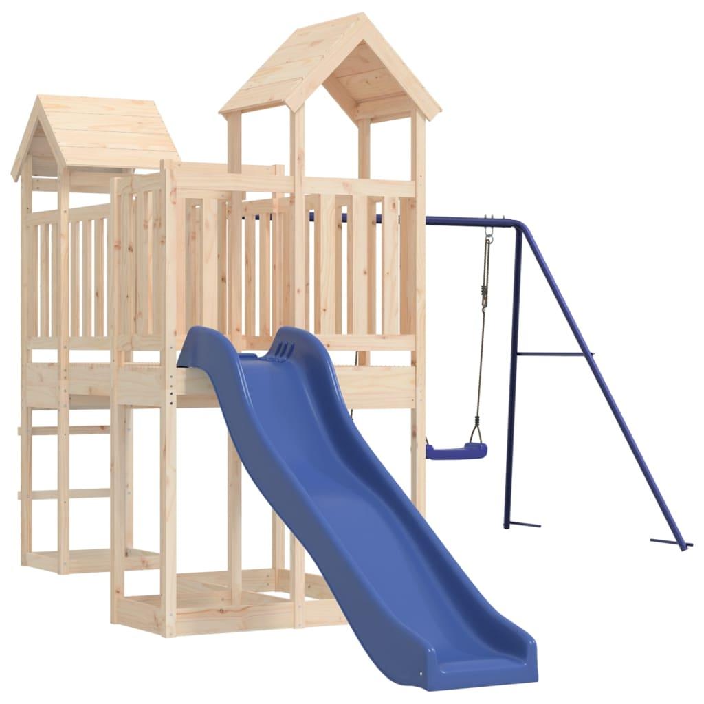 Outdoor Playset Solid Wood Pine