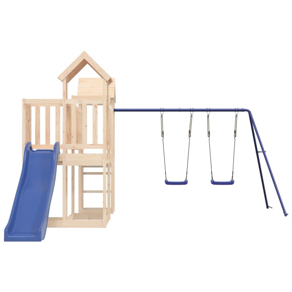 Outdoor Playset Solid Wood Pine