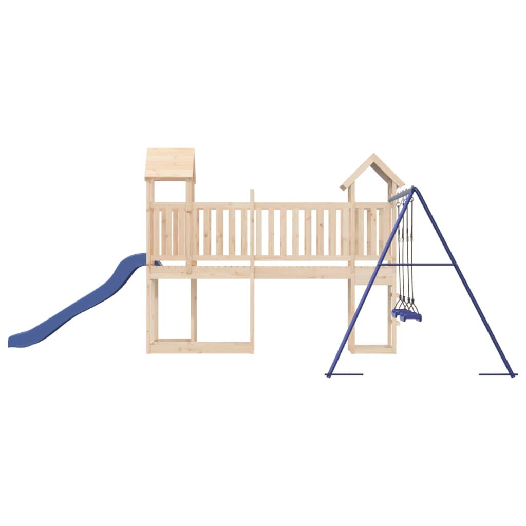 Outdoor Playset Solid Wood Pine