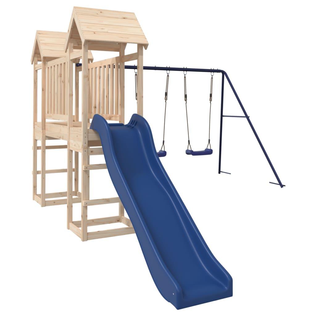 Outdoor Playset Solid Wood Pine