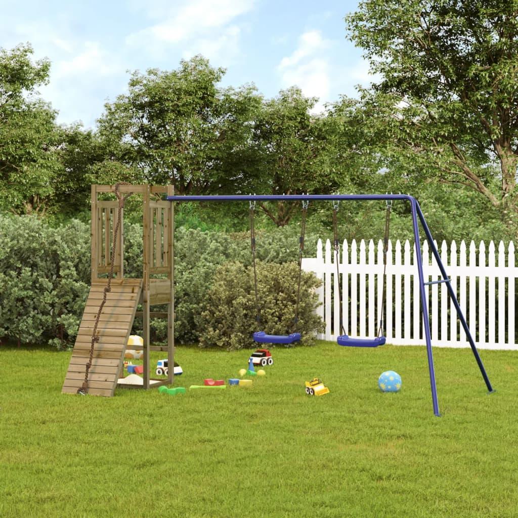 Outdoor Playset Solid Wood Pine