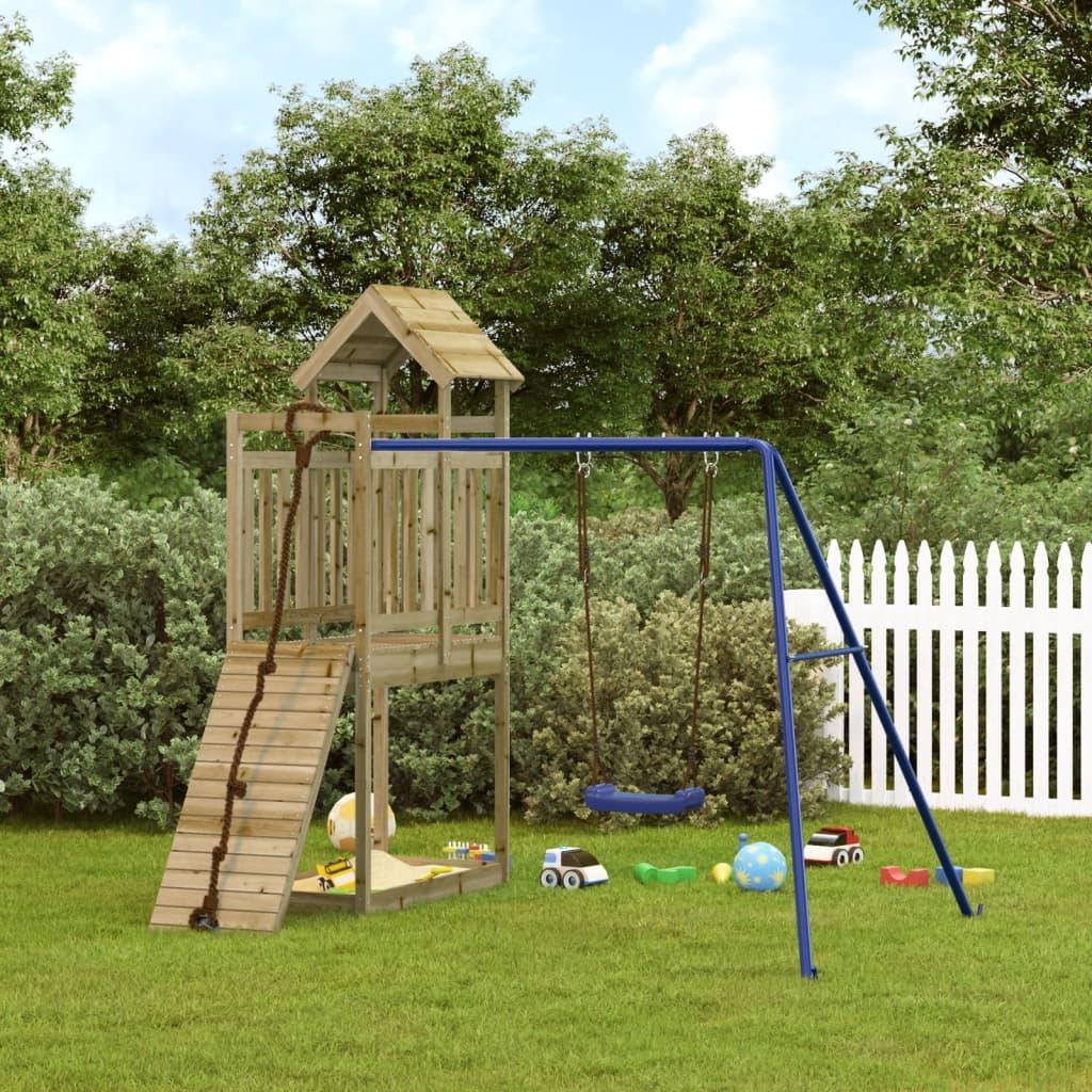 Outdoor Playset Solid Wood Pine