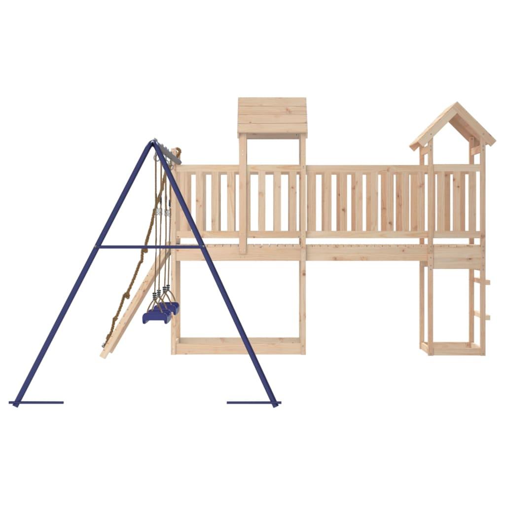 Outdoor Playset Solid Wood Pine