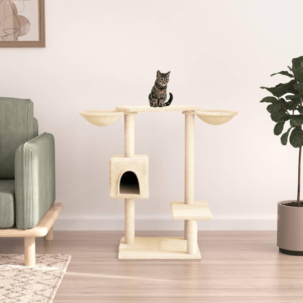 Trendyproduct.co.uk Cat Tree With Scratching Posts 82 Cm vidaXL Animals & Pet Supplies Animals & Pet Supplies > Pet Supplies > Cat Supplies > Cat Furniture Cat Furniture Cat Supplies Grey parcel Pet Supplies vidaXL