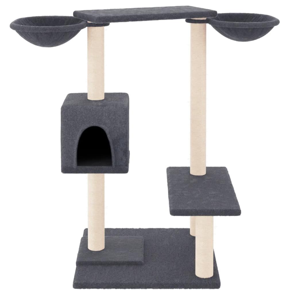 Trendyproduct.co.uk Cat Tree With Scratching Posts 82 Cm vidaXL Animals & Pet Supplies Animals & Pet Supplies > Pet Supplies > Cat Supplies > Cat Furniture Cat Furniture Cat Supplies Grey parcel Pet Supplies vidaXL