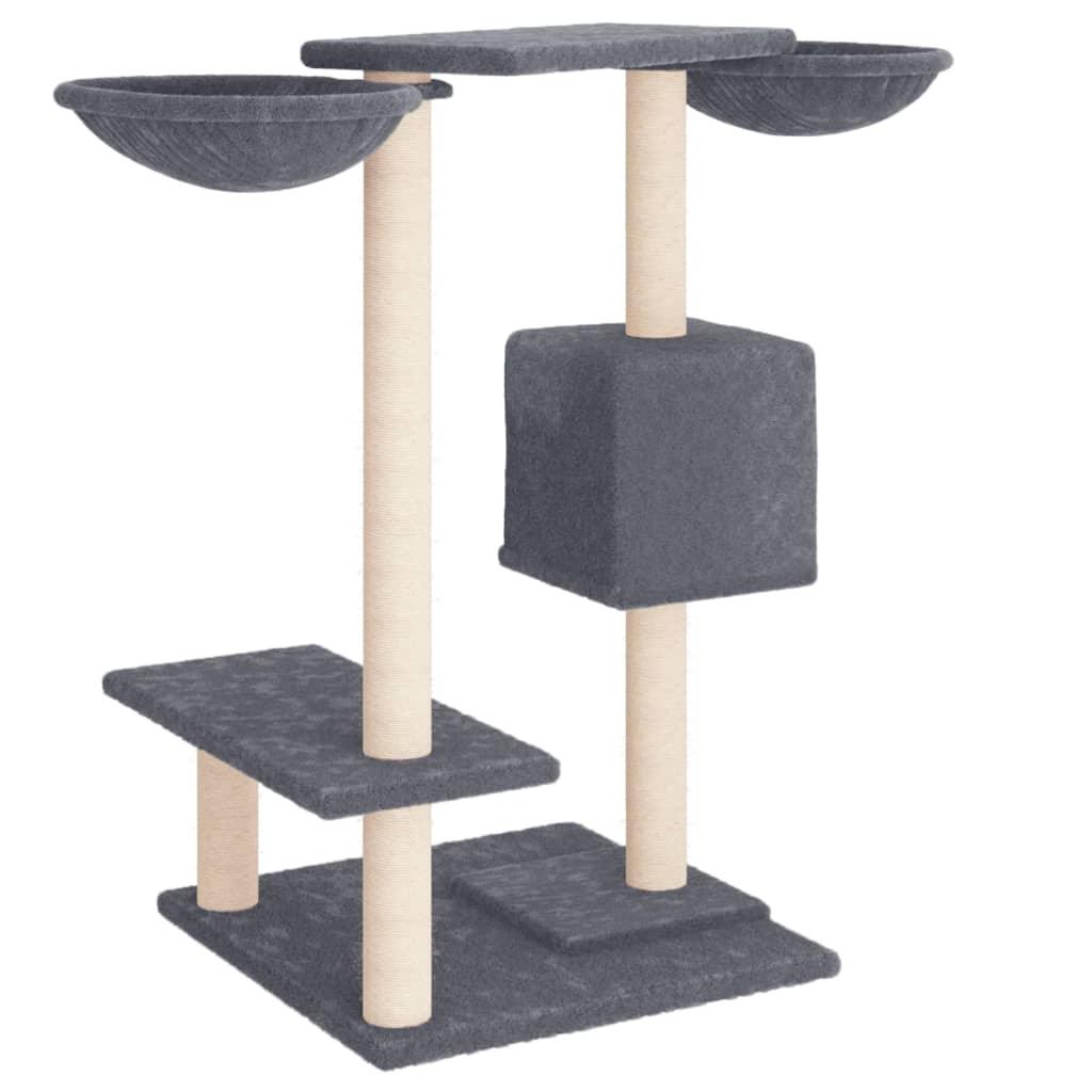 Trendyproduct.co.uk Cat Tree With Scratching Posts 82 Cm vidaXL Animals & Pet Supplies Animals & Pet Supplies > Pet Supplies > Cat Supplies > Cat Furniture Cat Furniture Cat Supplies Grey parcel Pet Supplies vidaXL