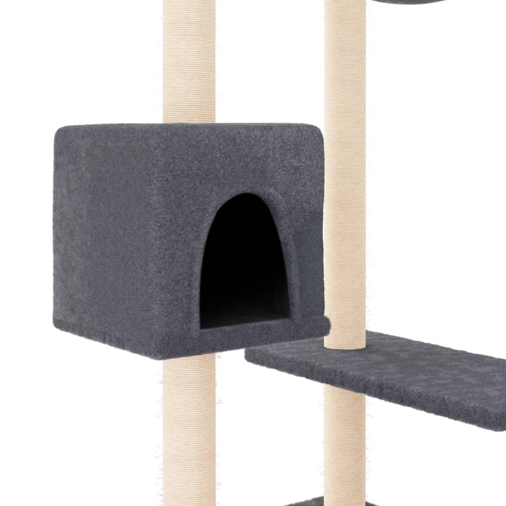 Trendyproduct.co.uk Cat Tree With Scratching Posts 82 Cm vidaXL Animals & Pet Supplies Animals & Pet Supplies > Pet Supplies > Cat Supplies > Cat Furniture Cat Furniture Cat Supplies Grey parcel Pet Supplies vidaXL