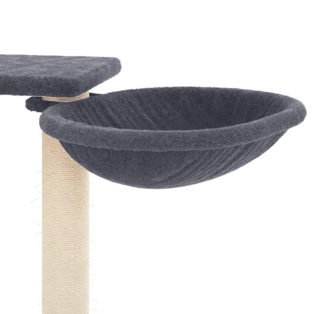 Trendyproduct.co.uk Cat Tree With Scratching Posts 82 Cm vidaXL Animals & Pet Supplies Animals & Pet Supplies > Pet Supplies > Cat Supplies > Cat Furniture Cat Furniture Cat Supplies Grey parcel Pet Supplies vidaXL