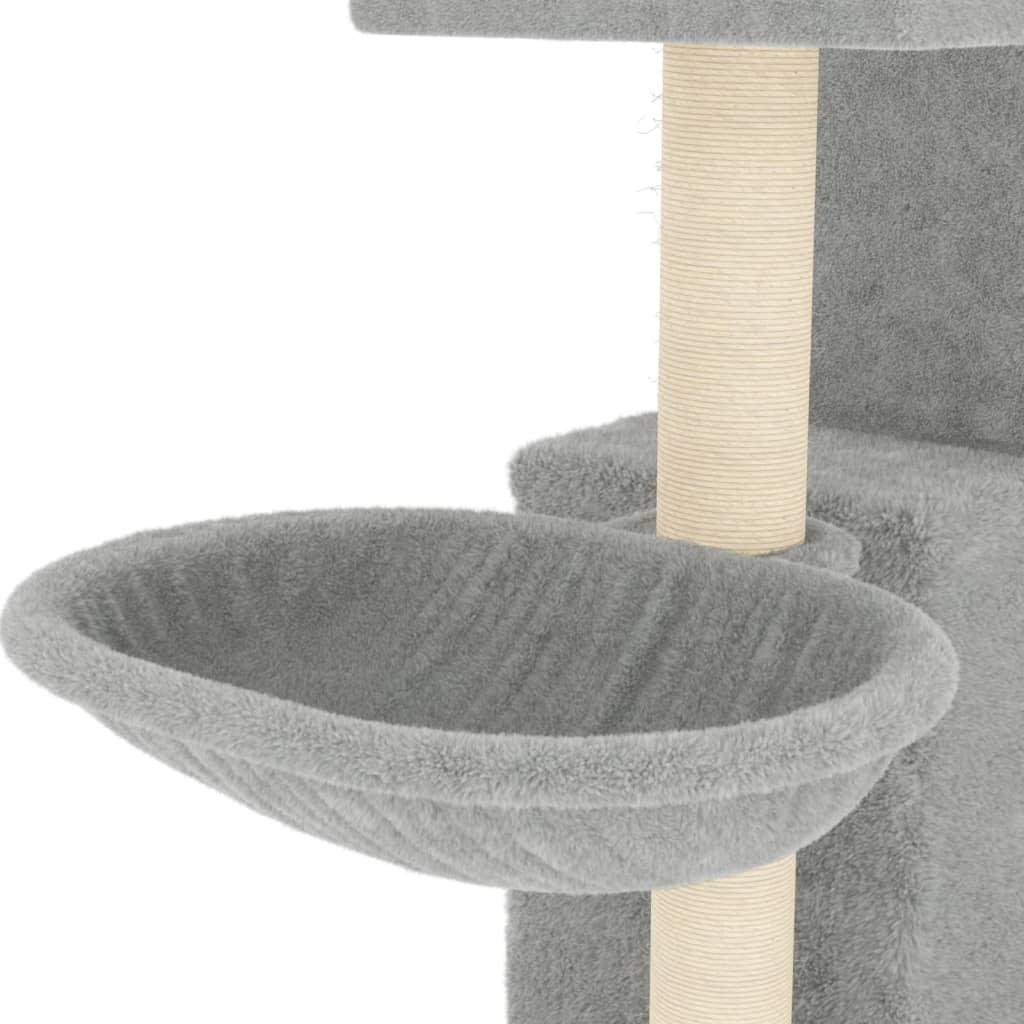 Trendyproduct.co.uk Cat Tree With Sisal Scratching Posts 83 Cm vidaXL Animals & Pet Supplies Animals & Pet Supplies > Pet Supplies > Cat Supplies > Cat Furniture Cat Furniture Cat Supplies Grey parcel Pet Supplies vidaXL