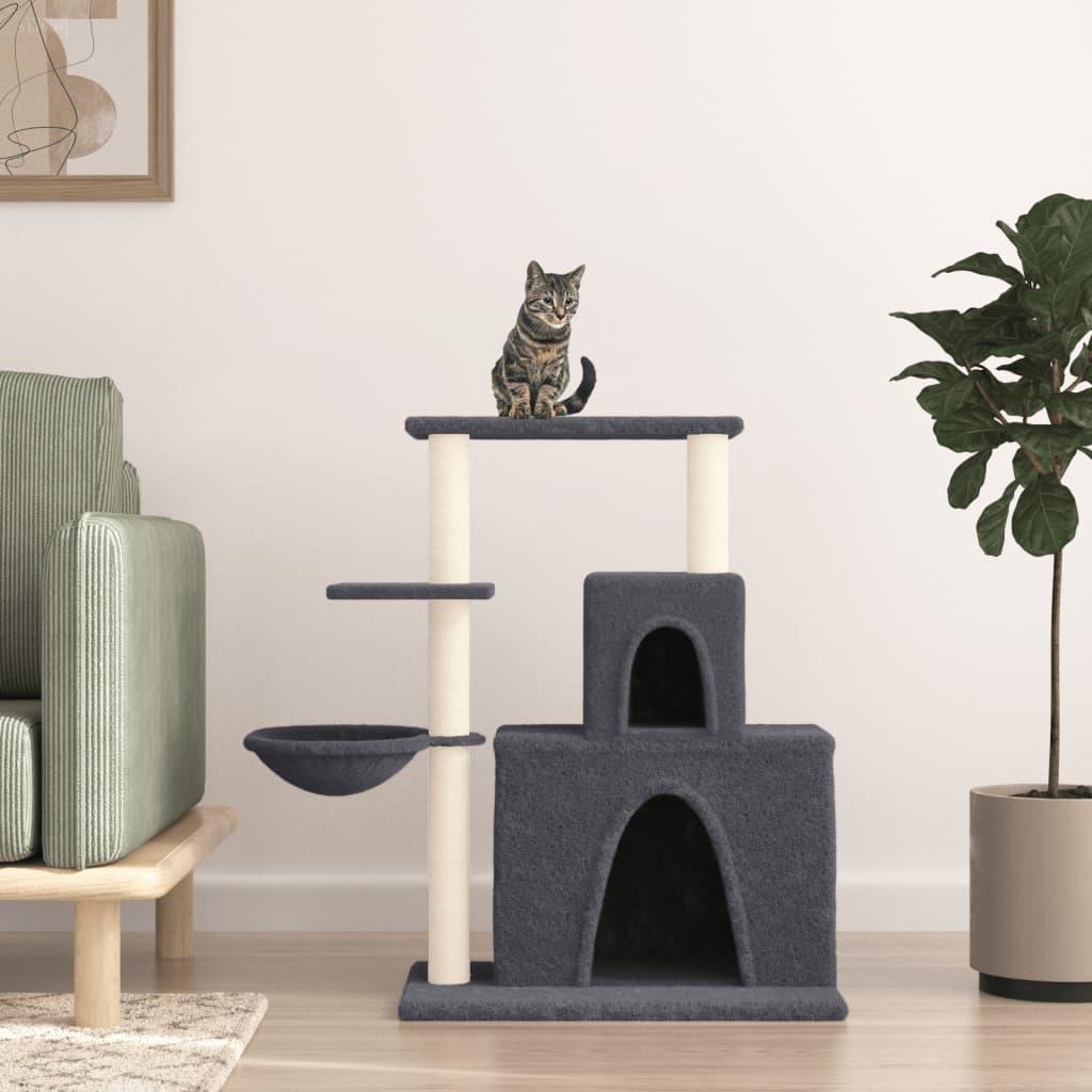 Trendyproduct.co.uk Cat Tree With Sisal Scratching Posts 83 Cm vidaXL Animals & Pet Supplies Animals & Pet Supplies > Pet Supplies > Cat Supplies > Cat Furniture Cat Furniture Cat Supplies Grey parcel Pet Supplies vidaXL