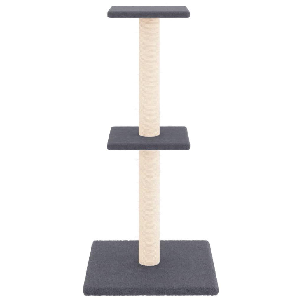 Trendyproduct.co.uk Cat Tree With Sisal Scratching Posts 73 Cm vidaXL Animals & Pet Supplies Animals & Pet Supplies > Pet Supplies > Cat Supplies > Cat Furniture Cat Furniture Cat Supplies Grey parcel Pet Supplies vidaXL